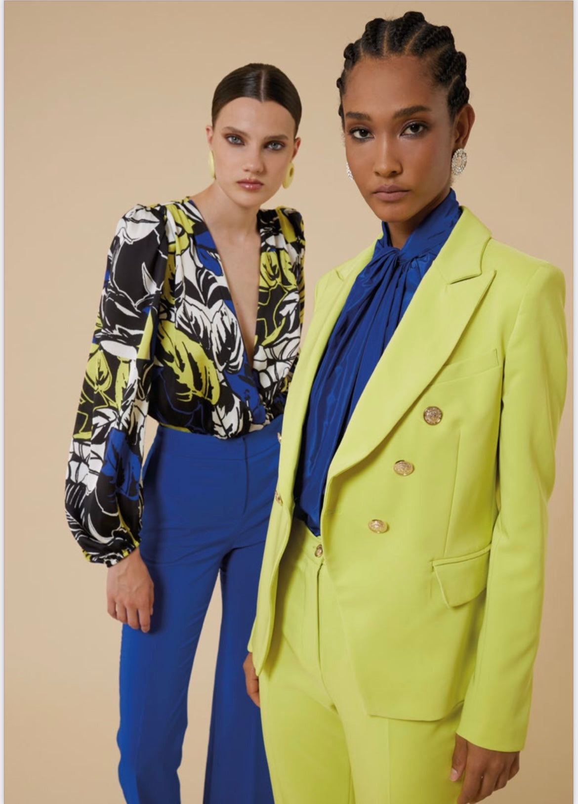 Pantalone zampetta lime Artigli - SOFIAGI