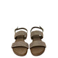 Sandalo flat babila doppia fascia multistrass sabbia -3683411