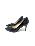Decolletè nera lucida con tacco a spillo 5 cm -W2ED39N