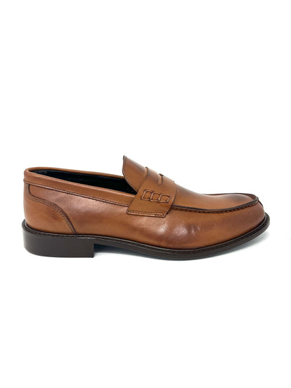 Mocassino uomo in pelle cuoio Melluso -U0747