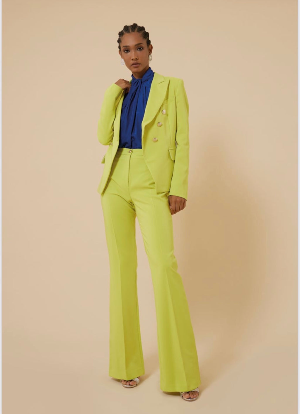 Pantalone zampetta lime Artigli - SOFIAGI