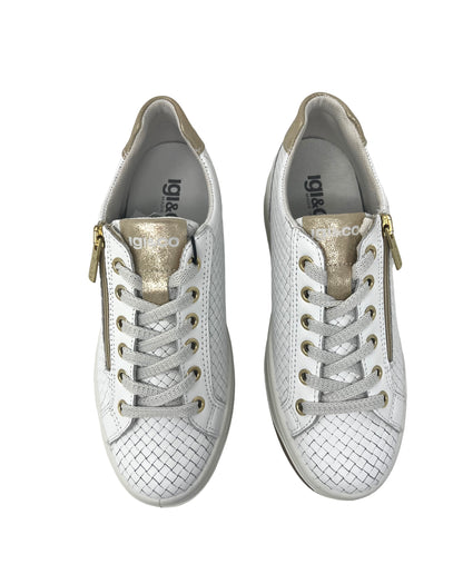 Sneaker nappa soft/bianco Igi&co -3657500