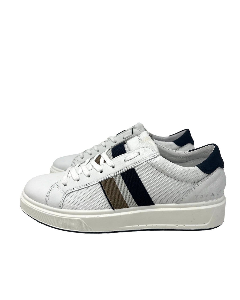 Sneakers in vitello bianco Igi e co -3625900