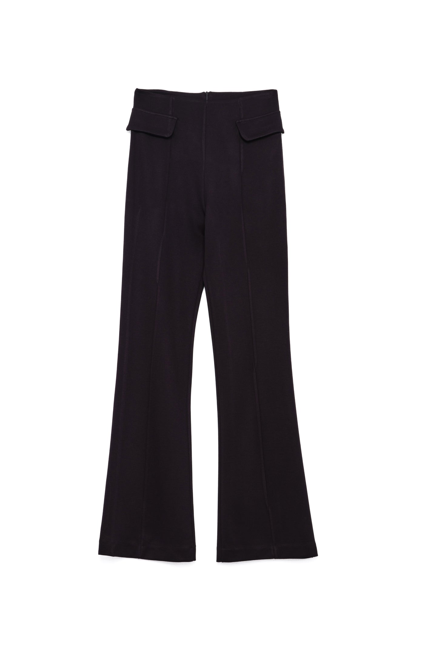 Pantalone vita alta nero -L6390