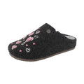 Pantofola antracite Cervinia De fonseca -W0023BX