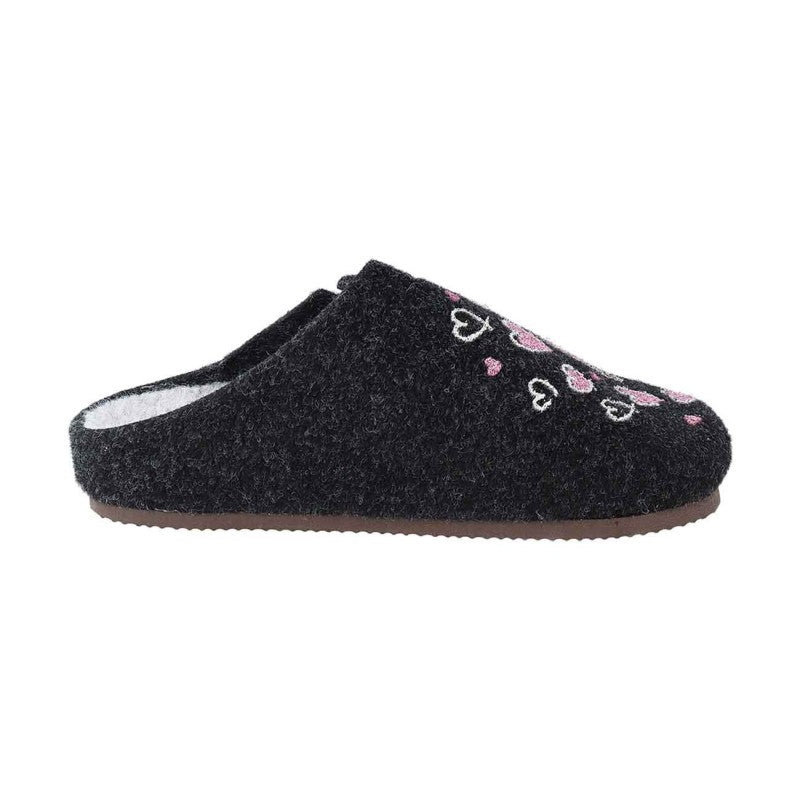Pantofola antracite Cervinia De fonseca -W0023BX